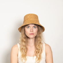 Load image into Gallery viewer, Wyeth Tali Raffia Bucket In Camel

