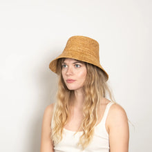 Load image into Gallery viewer, Wyeth Tali Raffia Bucket In Camel
