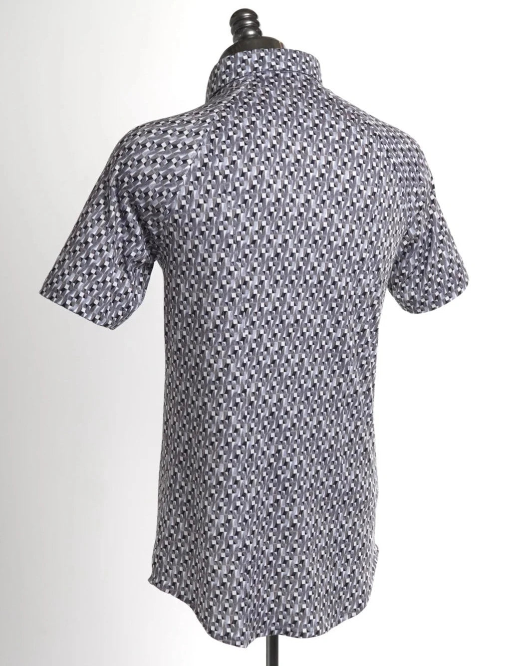 Desoto Ss Jersey Shirt In Geometric Print