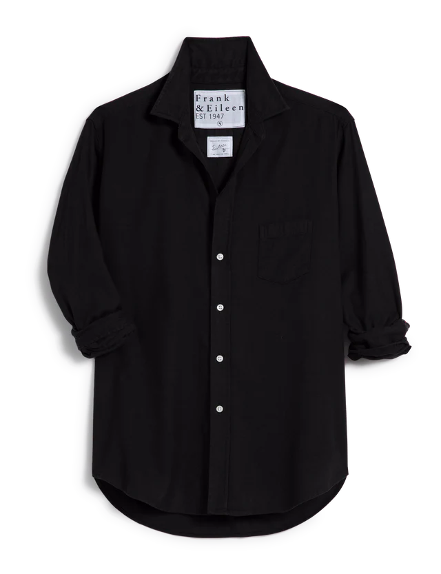 F&E Eileen Button-Up in Black