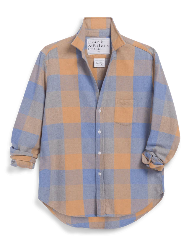 Frank &amp; Eileen Eileen In Blue And Camel Check