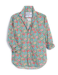 F&E Eileen Shirt in Pink/Blue Floral