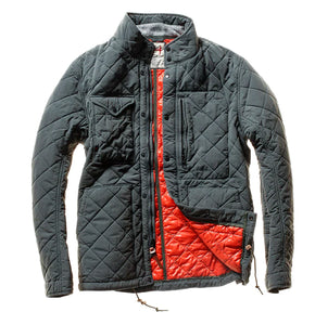 Relwen Quilted Tanker in Steel Grey