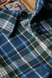 Relwen Blanket Flannel in Tartan Blue