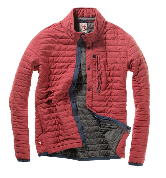 Relwen Windzip Jacket In Red Fade