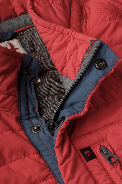 Relwen Windzip Jacket In Red Fade
