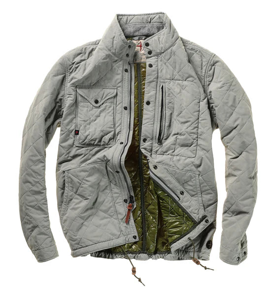 Relwen Quilted Tanker In Stone