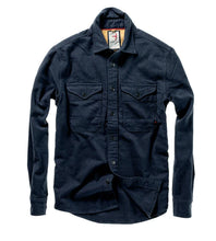 Load image into Gallery viewer, Utility Workshirt in Navy/Black Houndstooth
