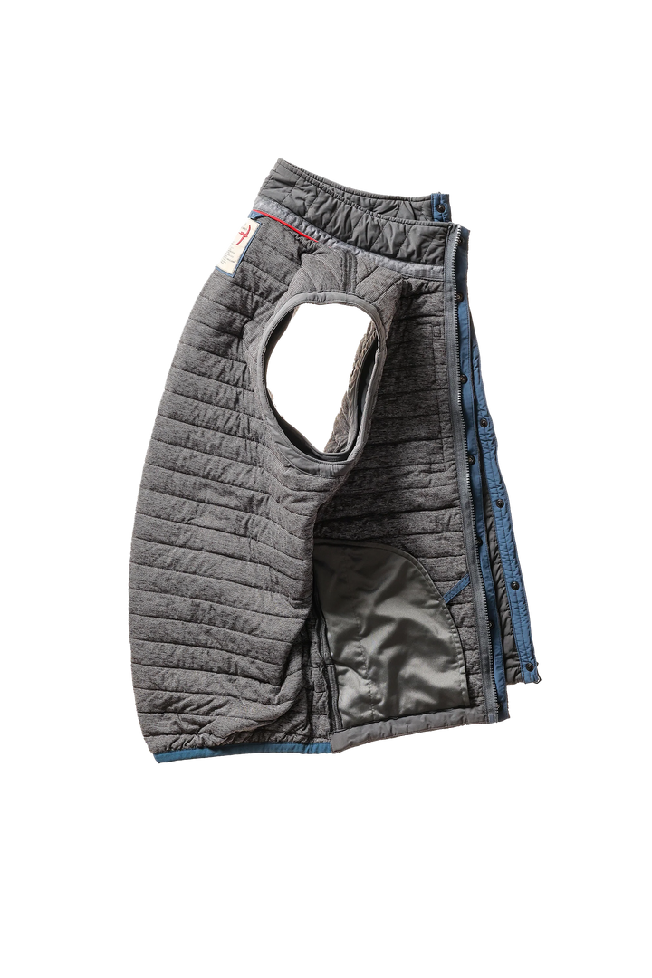 Relwen Men Windzip Vest In Charcoal