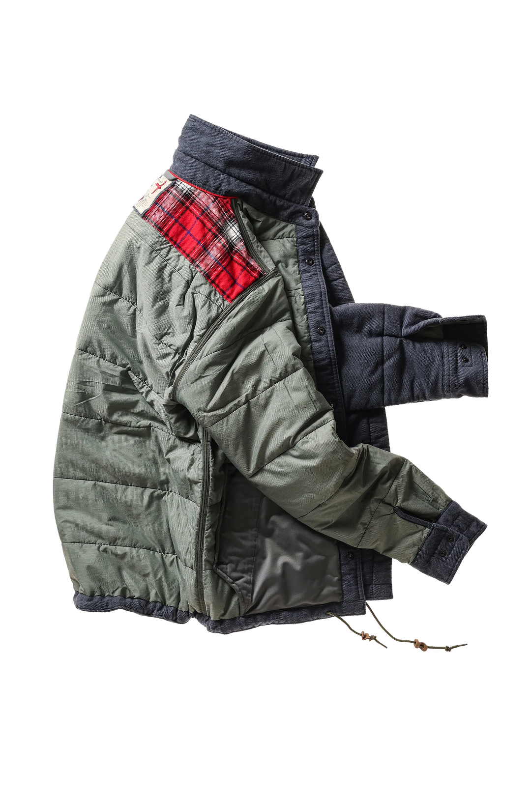 Relwen Moleskin Snap Cpo In Navy