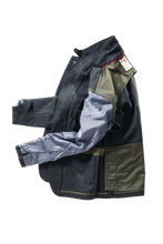 Load image into Gallery viewer, Relwen Heritage Trap Blazer in Bright Blue/Navy Twill
