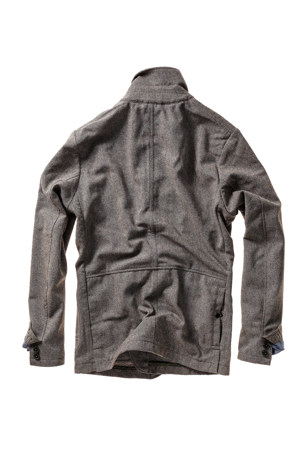 Relwen Heritage Trap Blazer In Light Charcoal