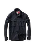 Load image into Gallery viewer, Relwen Pique Fleece Workshirt Black

