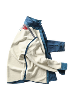 Load image into Gallery viewer, Relwen Pique Fleece Workshirt Dark Marine
