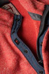 Relwen Terry Snap Zip Mock Paprika