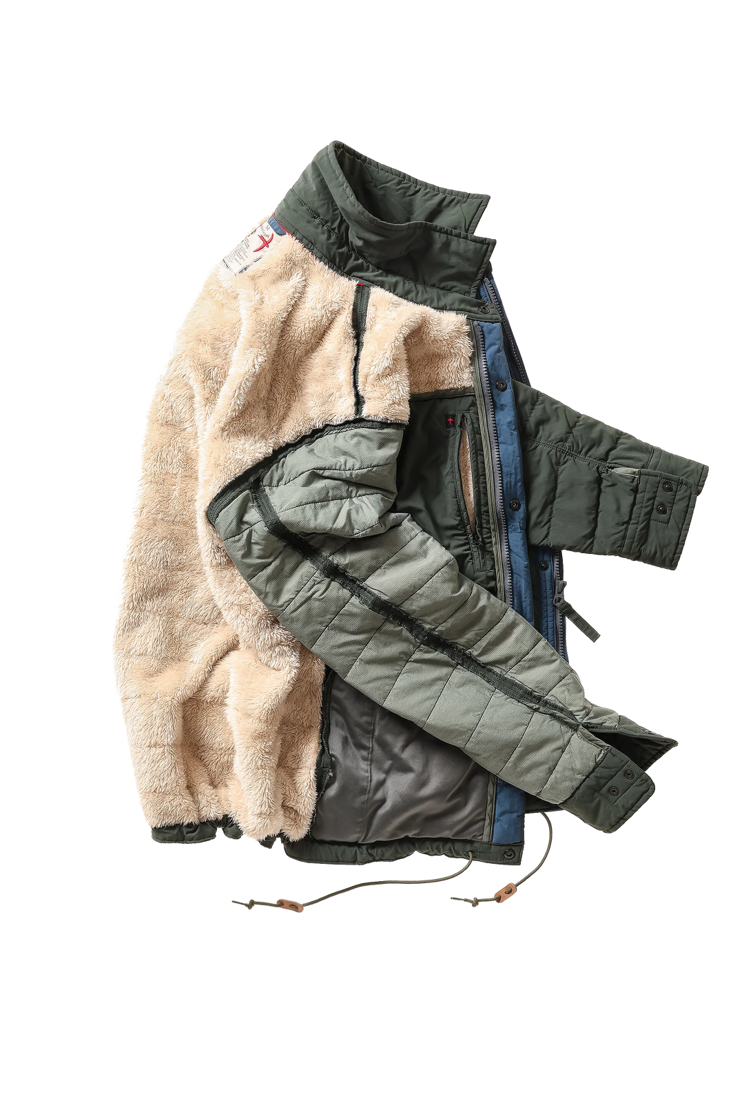 Relwen Quilted Superfleece Jacket Dark Forest