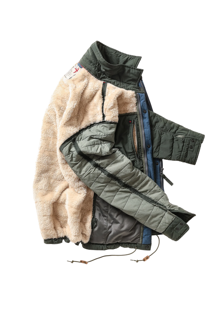 Relwen Quilted Superfleece Jacket Dark Forest