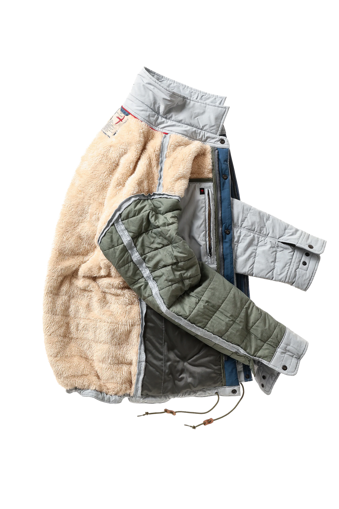 Relwen Quilted Superfleece Jacket Ghost Grey