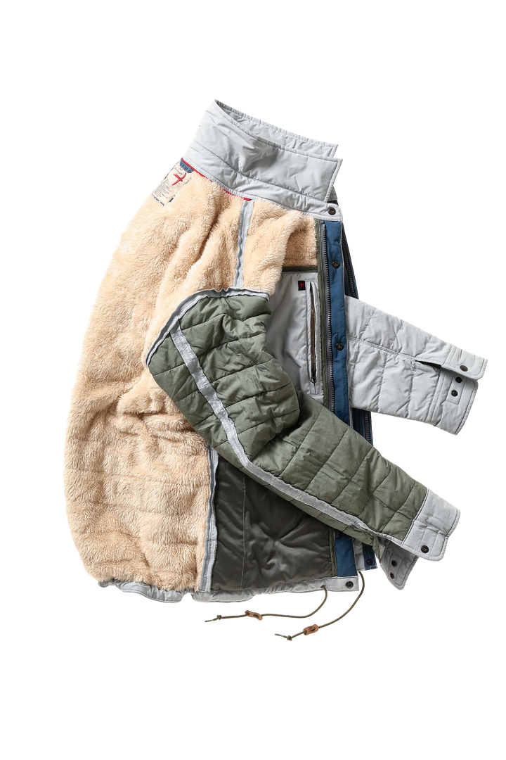 Relwen Quilted Superfleece Jacket Ghost Grey