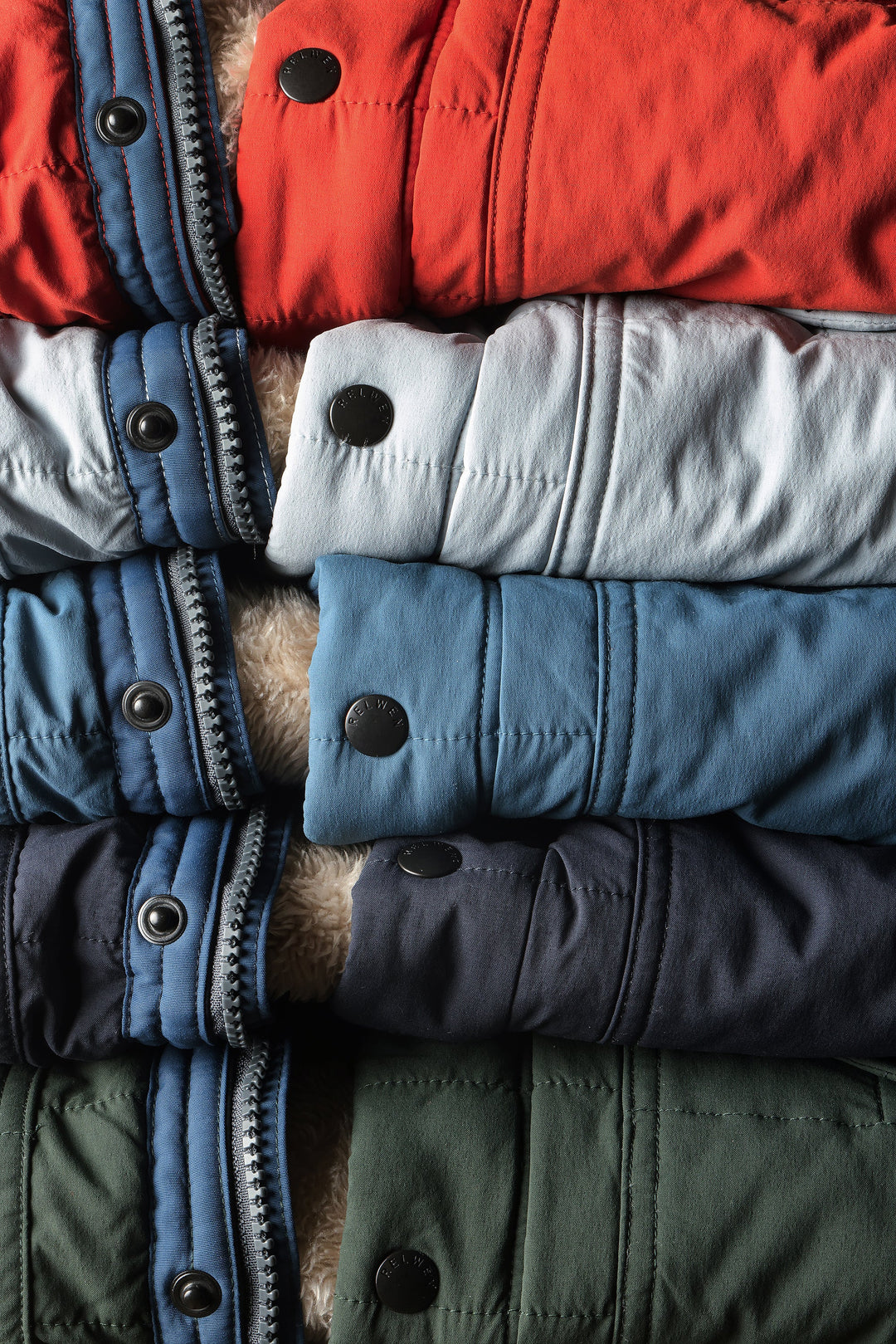 Relwen Quilted Superfleece Jacket Ghost Grey