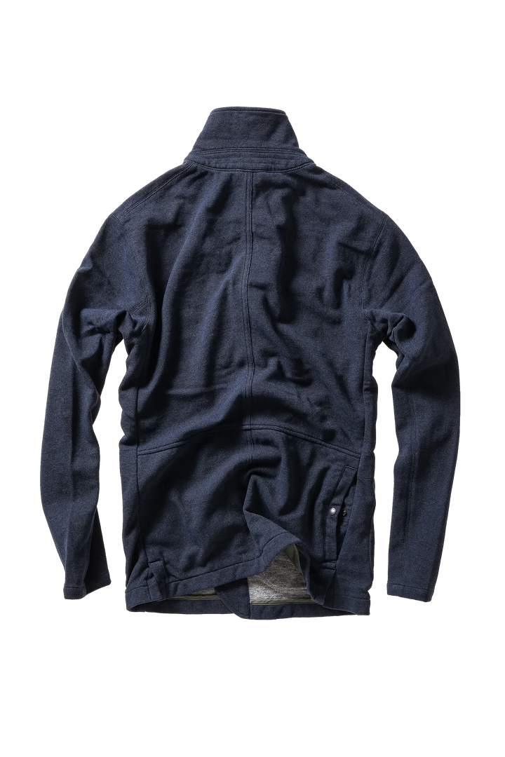 Relwen Pique Trap Blazer Navy