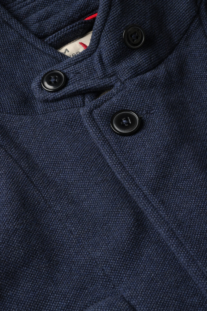 Relwen Pique Trap Blazer Navy