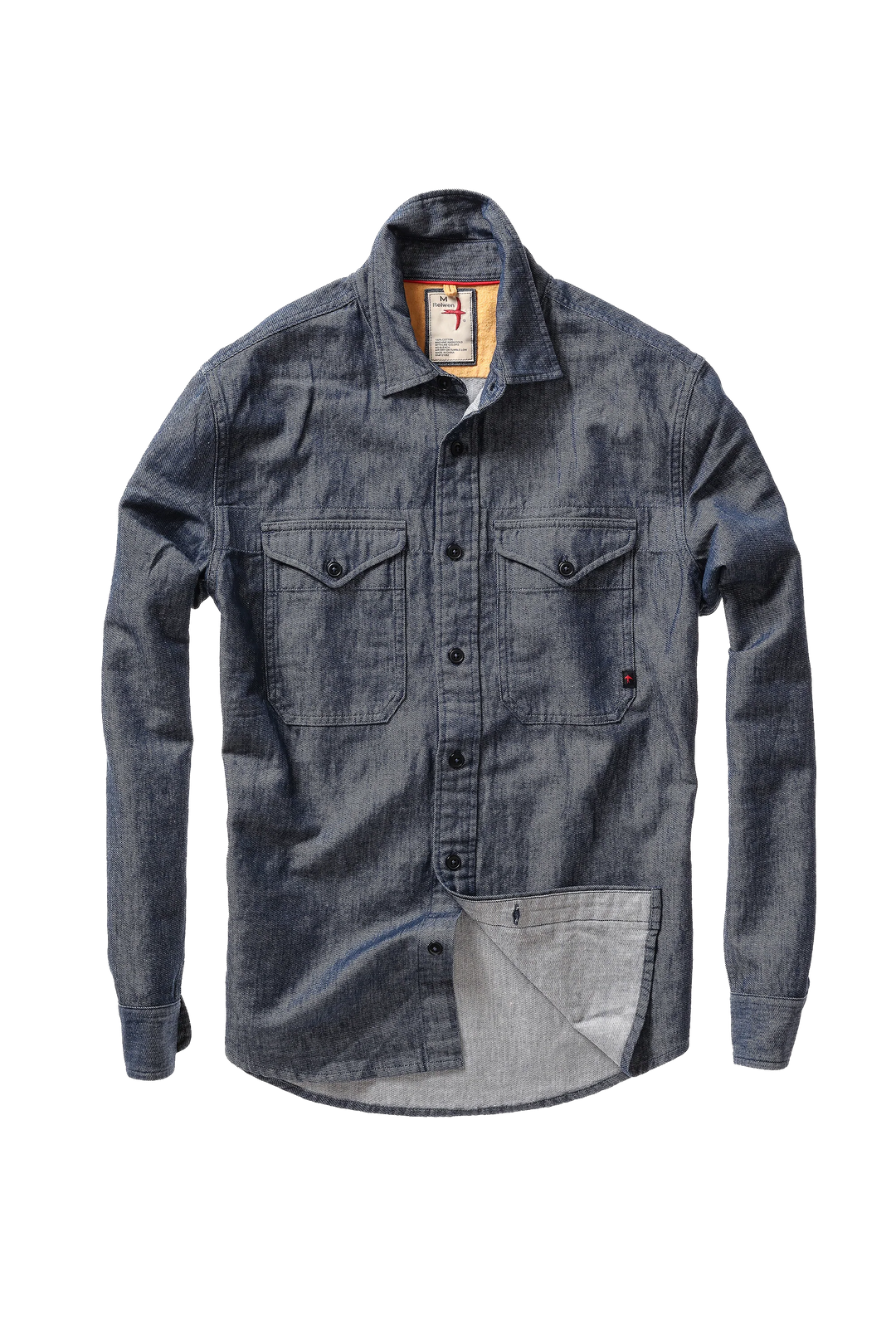 Relwen Utility Workshirt Indigo Yarn-Dye Twill