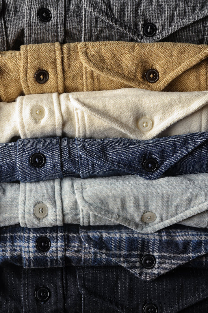 Relwen Utility Workshirt Indigo Yarn-Dye Twill