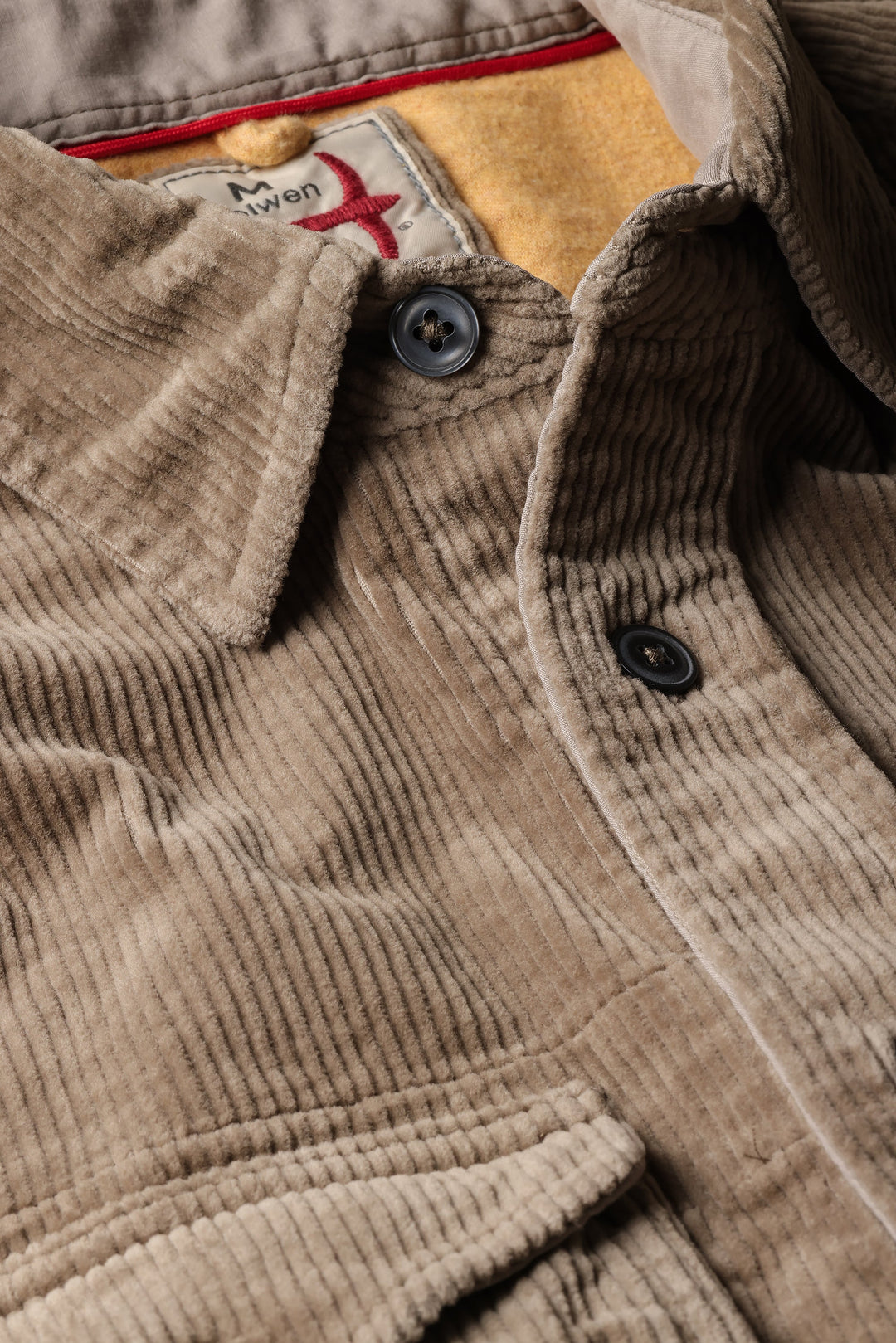 Relwen Cord Workshirt Mushroom