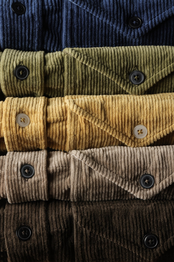 Relwen Cord Workshirt Mushroom