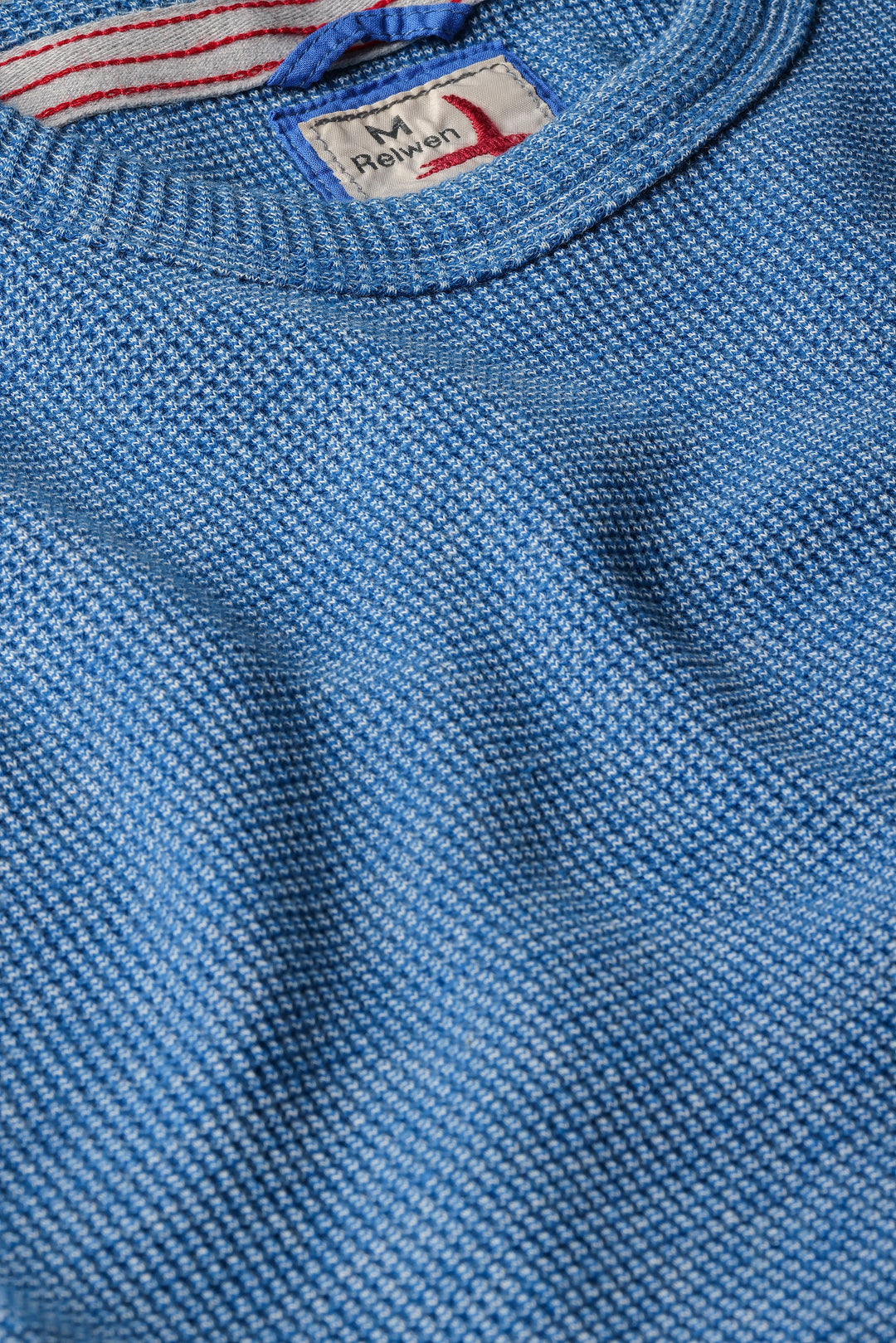 Relwen Bi-Waffle Crew French Blue