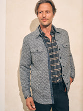 Load image into Gallery viewer, Faherty Epic Quilted Fleece CPO In Carbon Melange
