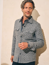 Load image into Gallery viewer, Faherty Epic Quilted Fleece CPO In Carbon Melange
