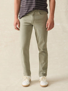 Faherty Stretch Terry 5-Pocket in Faded Olive