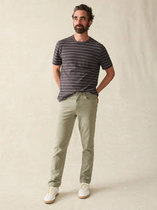 Faherty Stretch Terry 5-Pocket in Faded Olive