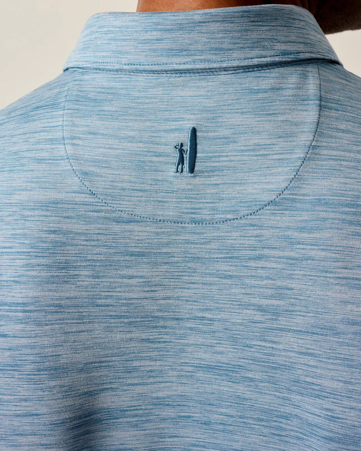Johnnie-O Polo Huronn Solid In Tide