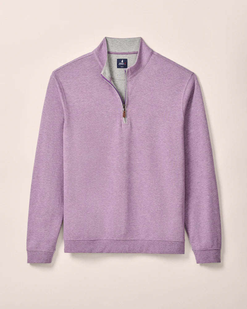 Johnnie-O Sully 1/4 Zip Pullover In Thistle