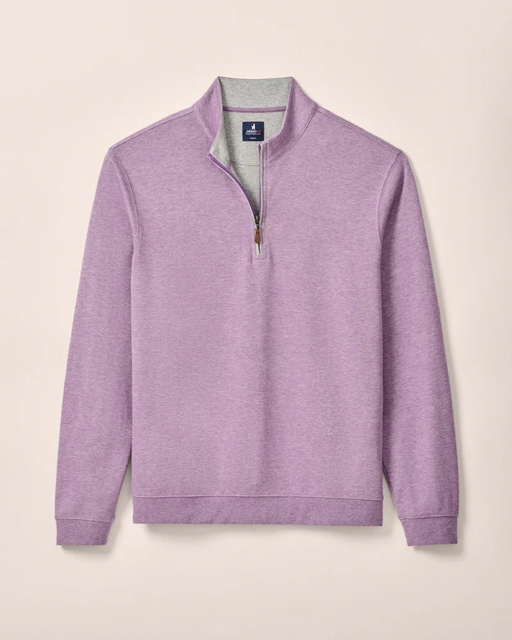 Johnnie-O Sully 1/4 Zip Pullover In Thistle