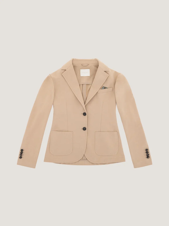 CIRCOLO 1901 Slim-Fit Jacket Light Fleece in Cordwood
