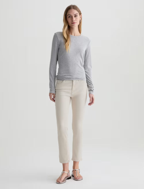 AG Mari Crop Slim Straight In Pumice