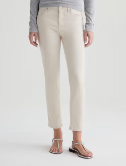 AG Mari Crop Slim Straight In Pumice