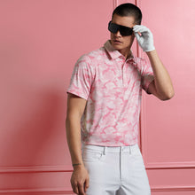 Load image into Gallery viewer, G/FORE Mapped Camo Tech Jersey Polo in Blush
