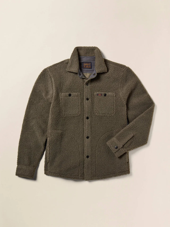 Faherty Range Fleece Cpo In Maine Forest
