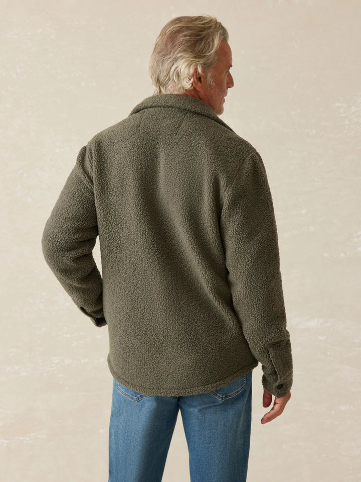 Faherty Range Fleece Cpo In Maine Forest