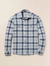 Load image into Gallery viewer, Faherty Men&#39;s Legend Sweater Shirt in Snowy Night Check
