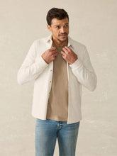 Load image into Gallery viewer, Faherty Legend Sweater Shirt in Off White

