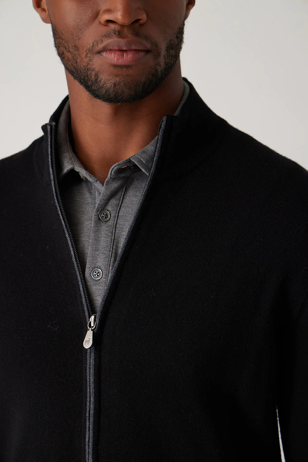 Raffi Matteo L/S Full Zip In Black