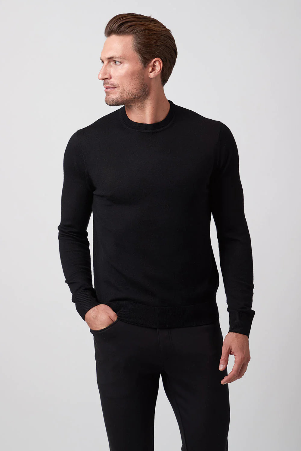 Raffi Alfie Crew In Black