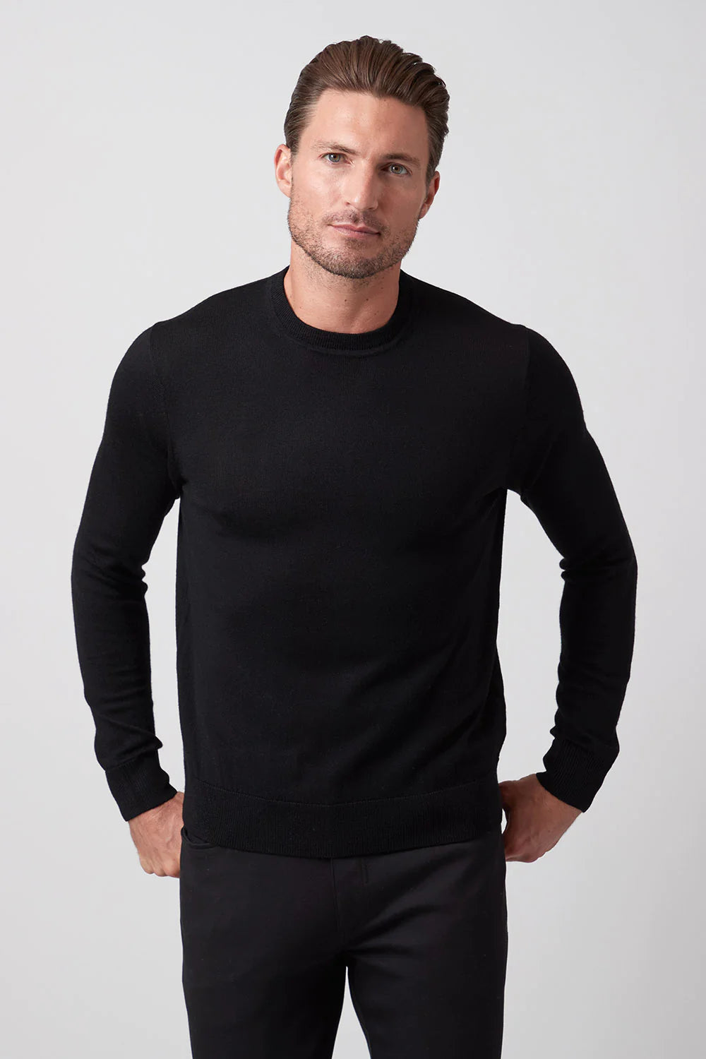 Raffi Alfie Crew In Black