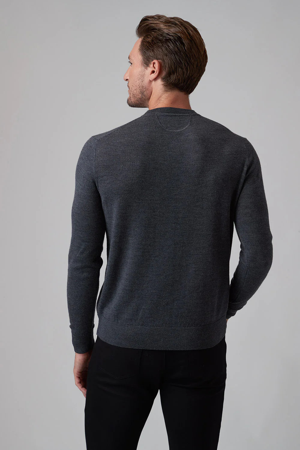 Raffi Alfie Crew In Charcoal